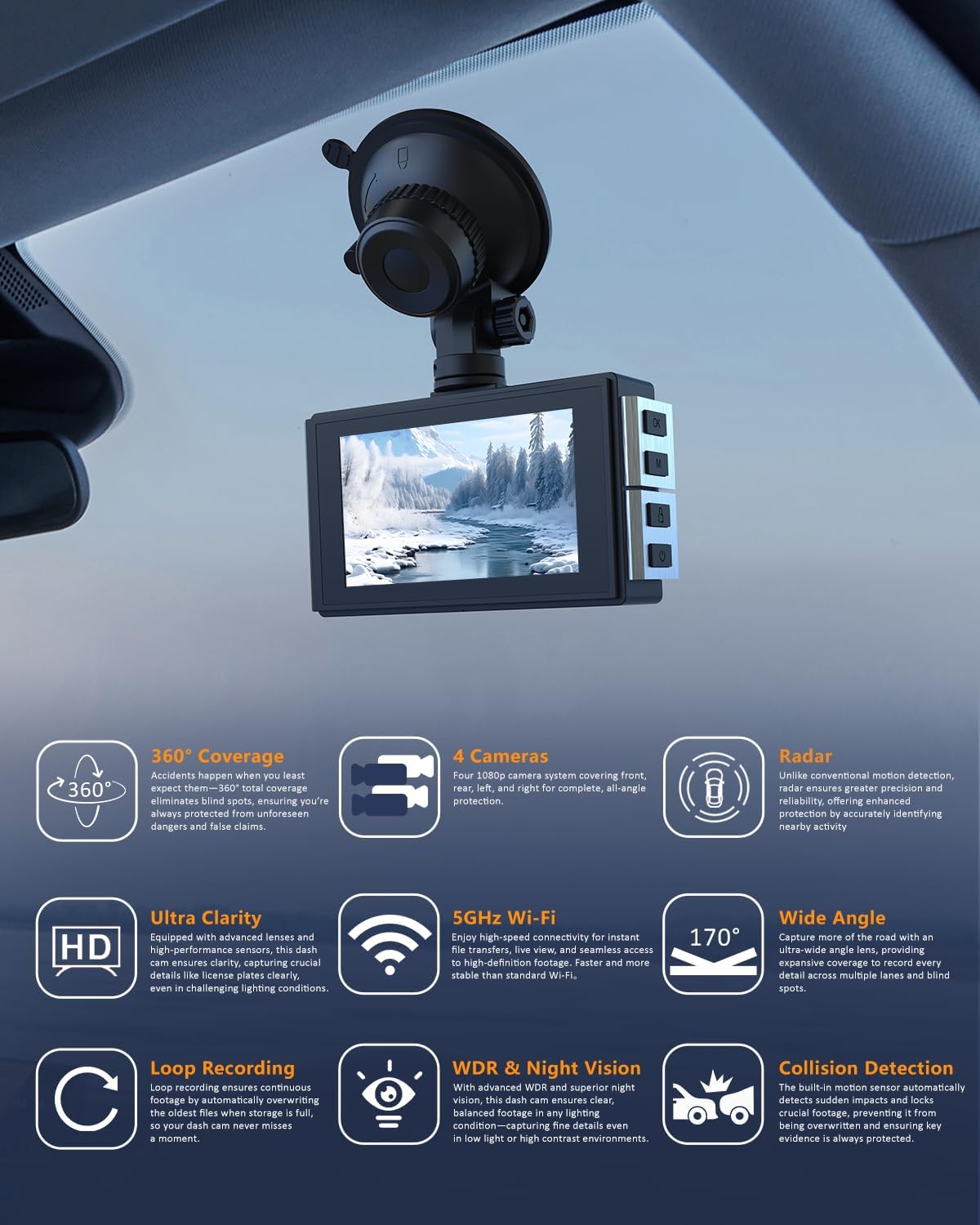 R3-PRO Dash Cam